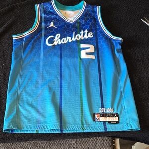 Jordan Kids Charlotte Jersey - Blue and Green